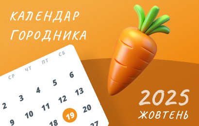 Жовтень 2025: посівний календар городника