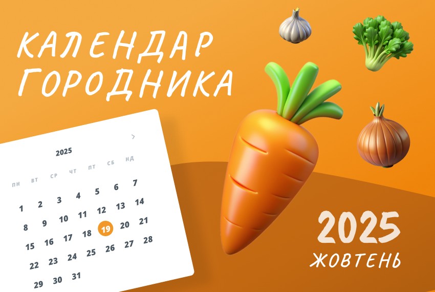 Жовтень 2025: посівний календар городника