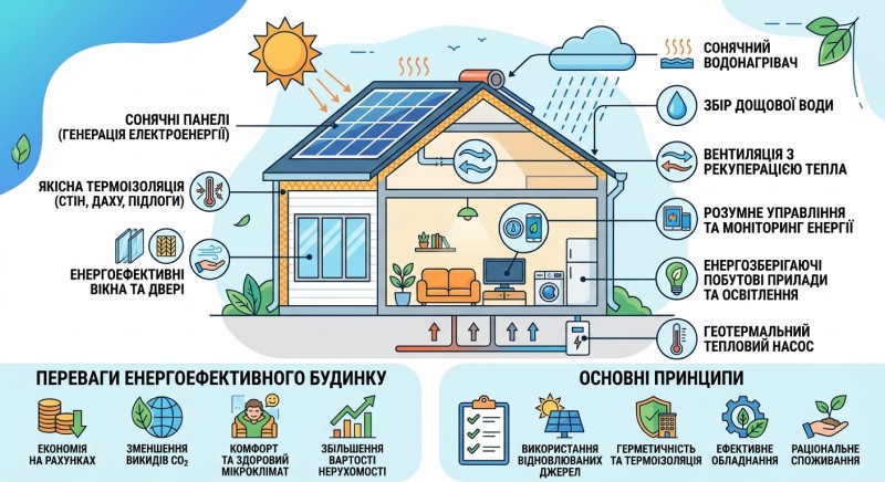 Що таке енергоефективний будинок?